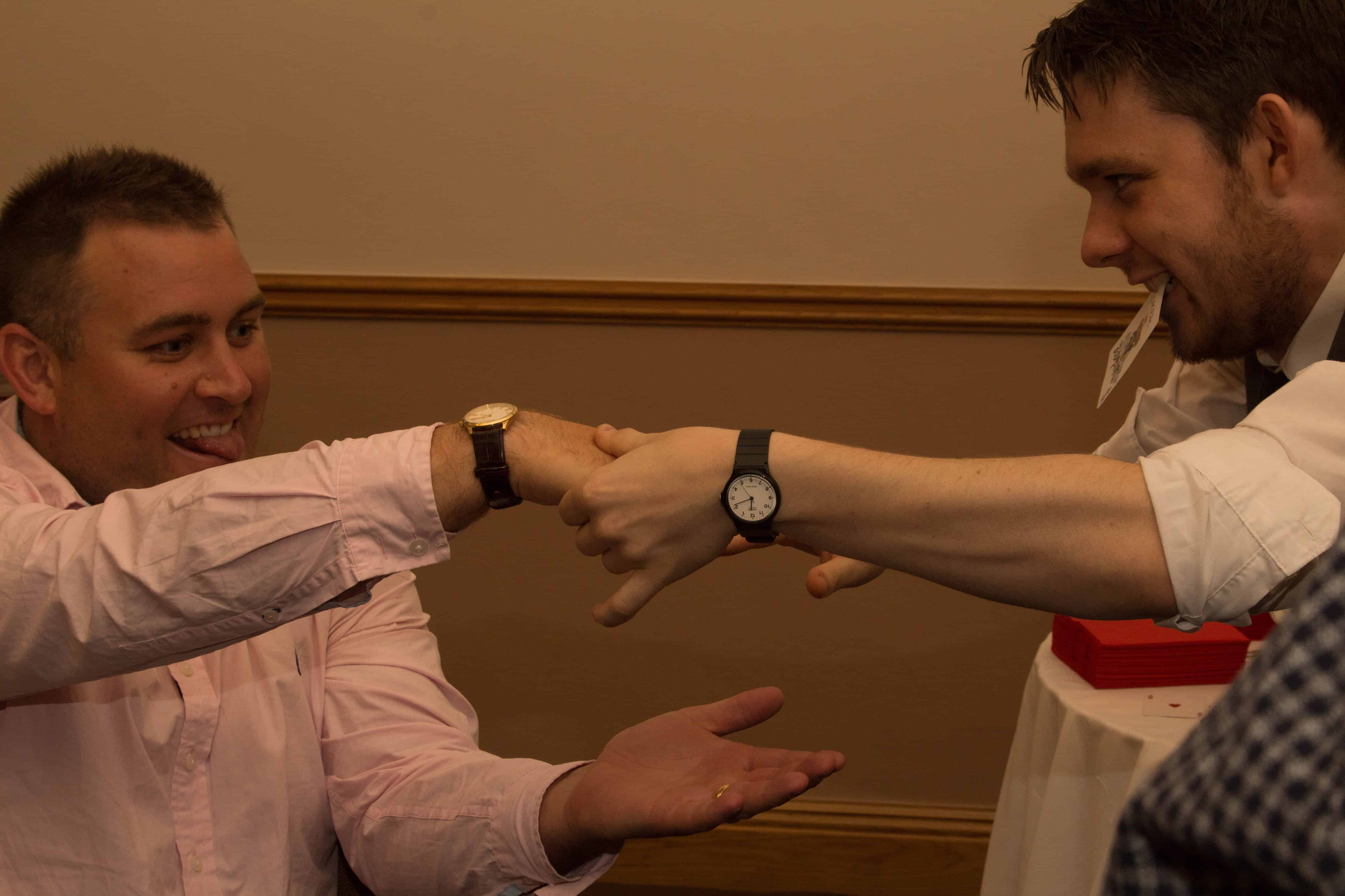 Professional Magician performing at a Birthday Party