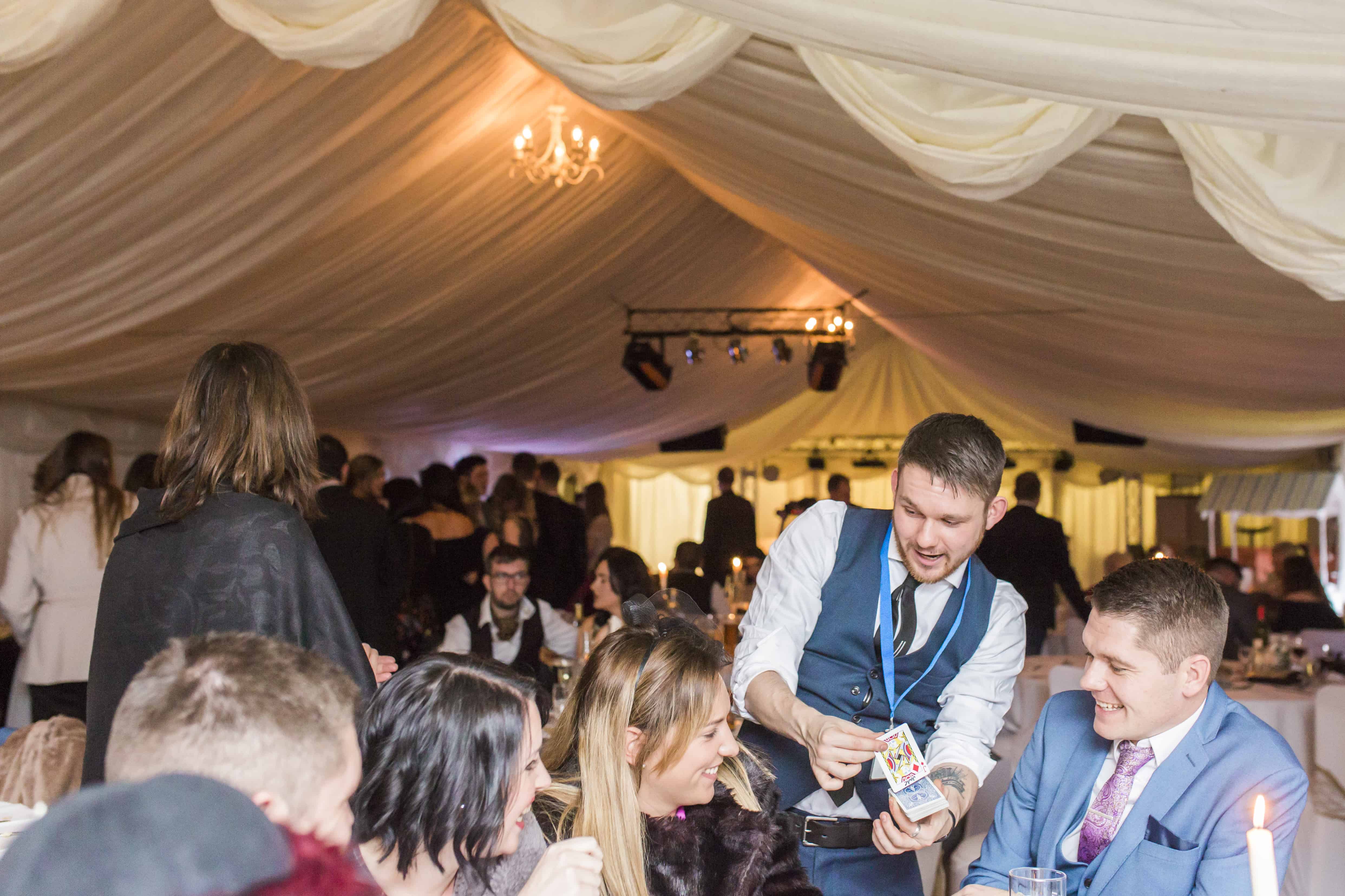 Performing close-up magic for private party in Leeds